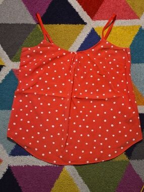 Jessica Simpson Red Dot Tank Cami Size M